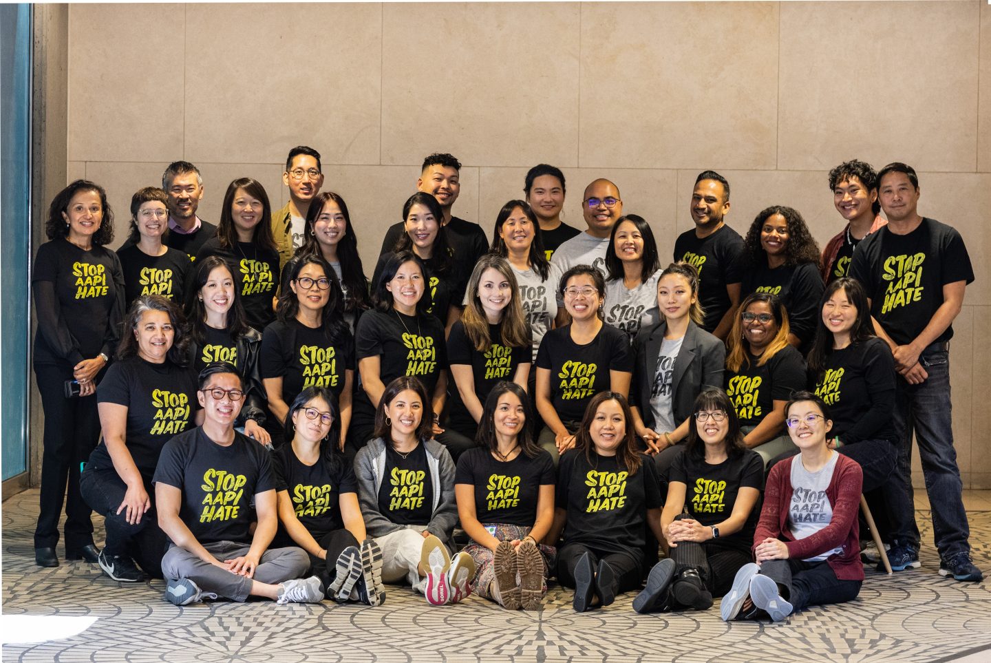 Picture of all Stop AAPI Hate Staff