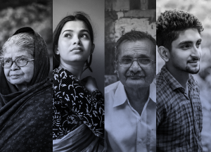 Image collage of South Asian people.